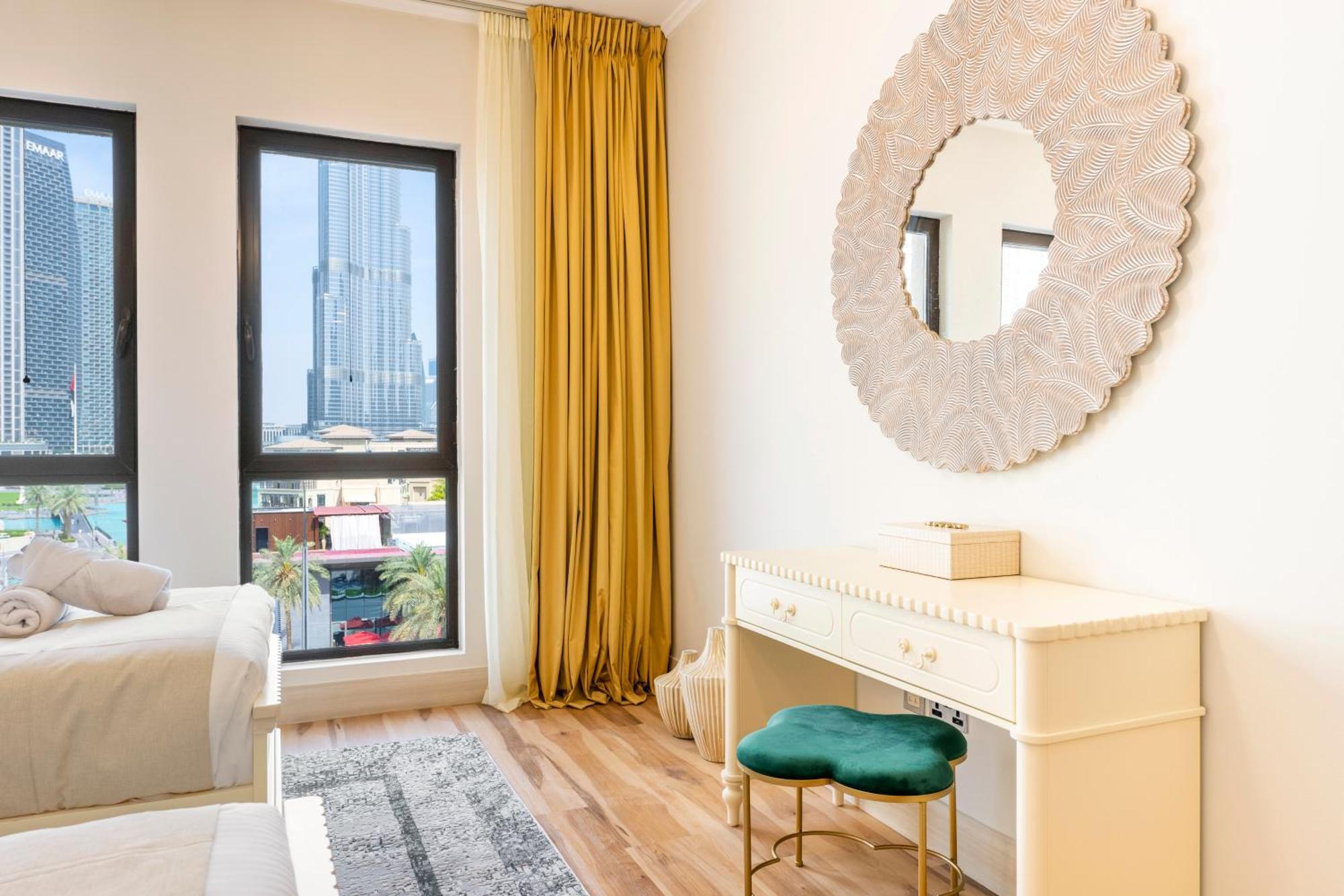 Ultra Luxury Downtown - Full Burj Khalifa View - 5 Min Walk To Dubai Mall! Eksteriør billede