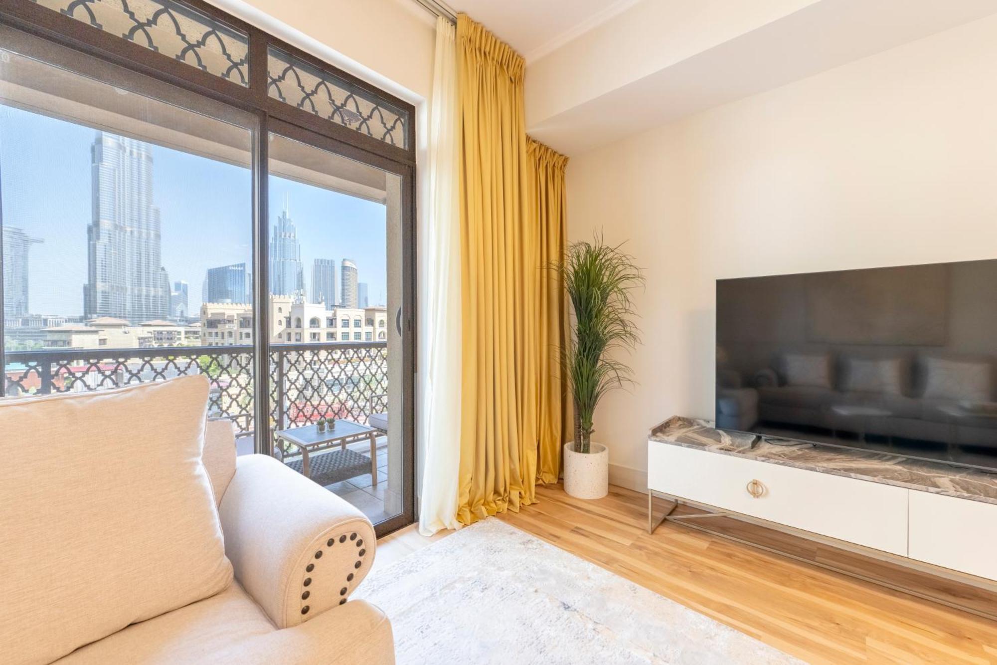 Ultra Luxury Downtown - Full Burj Khalifa View - 5 Min Walk To Dubai Mall! Eksteriør billede